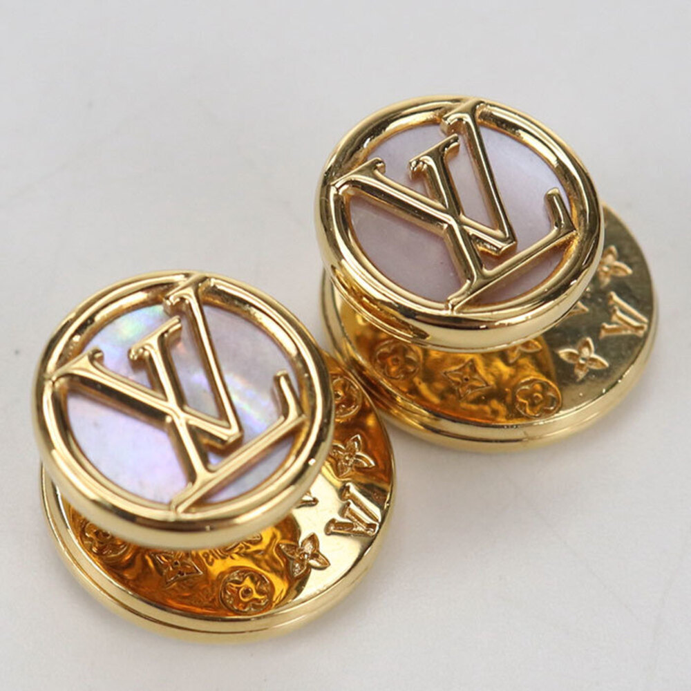 LOUIS VUITTON Gold Earrings - Picture 3 of 4